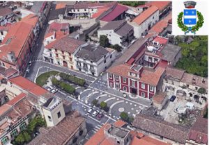 Veduta aerea di Portico di Caserta